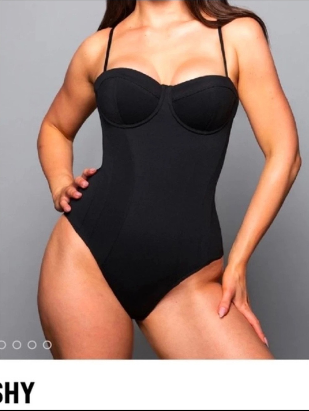 NWOT TA3 Black One-Piece Swimsuit 2x